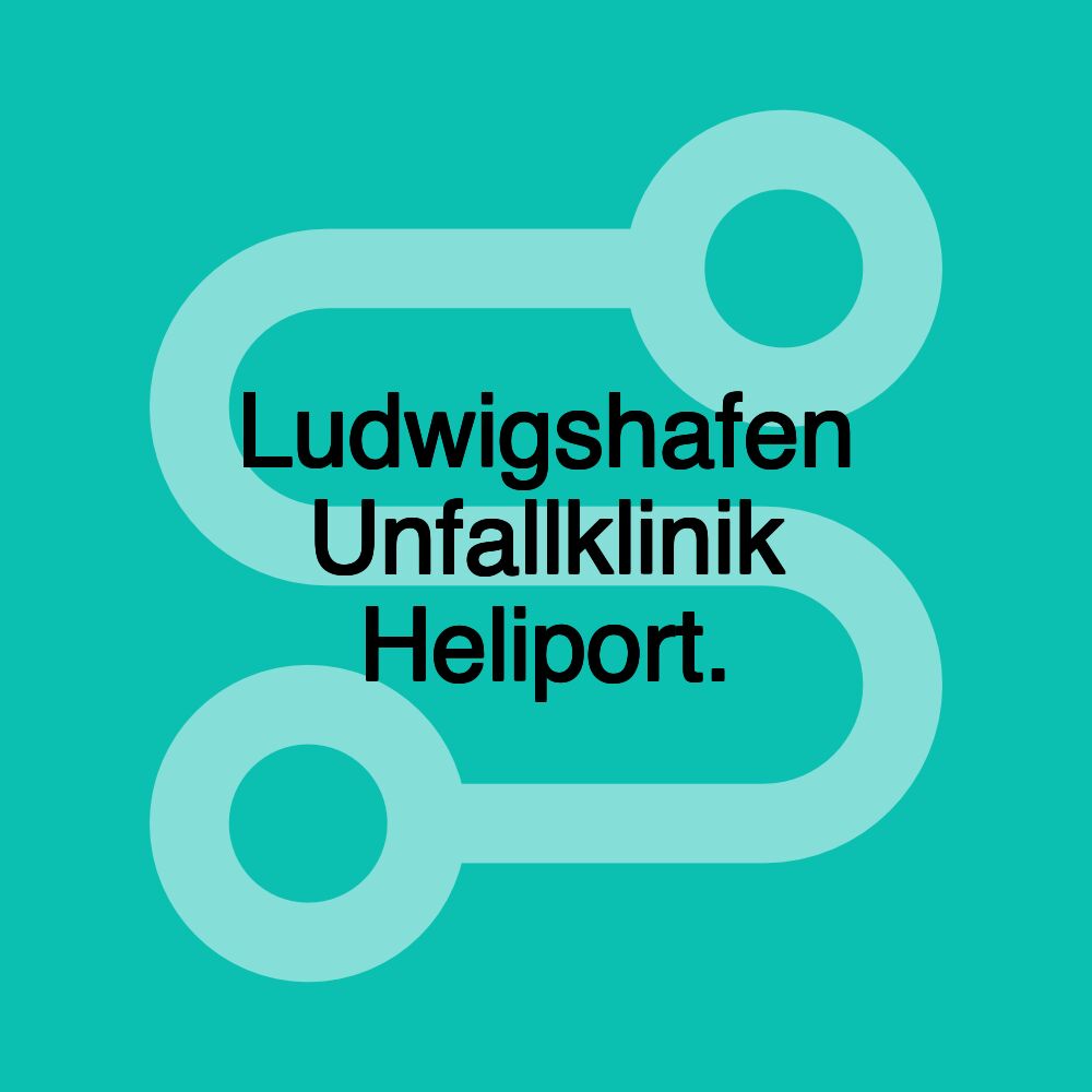 Ludwigshafen Unfallklinik Heliport. Ludwigshafen Unfallklinik Heliport.