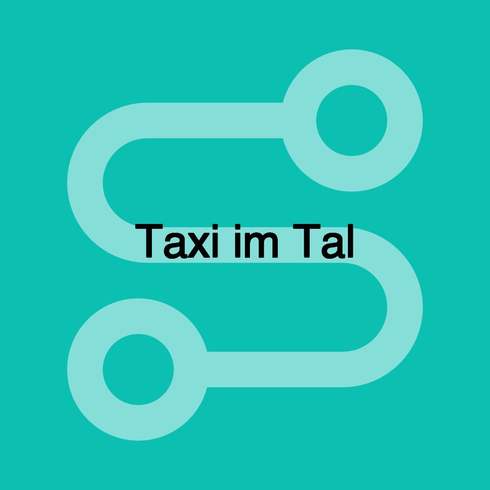 Taxi im Tal