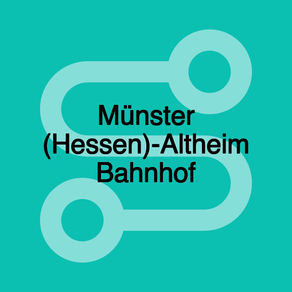 Münster (Hessen)-Altheim Bahnhof Münster (Hessen)-Altheim Bahnhof