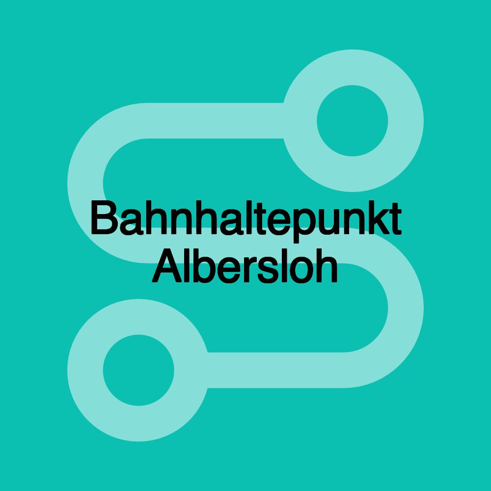 Bahnhaltepunkt Albersloh
