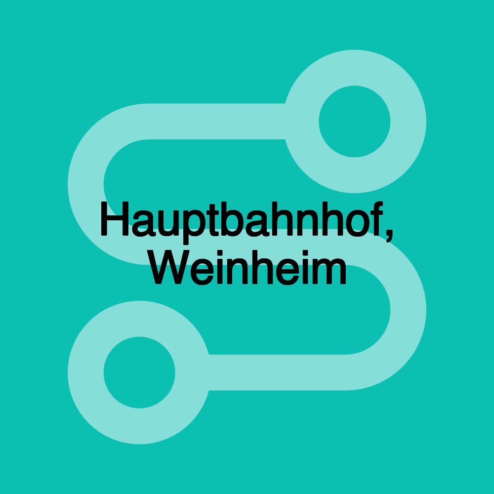 Hauptbahnhof, Weinheim