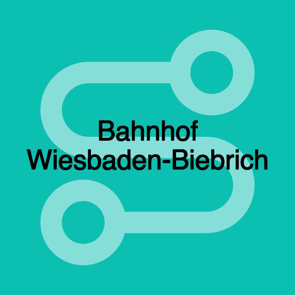 Bahnhof Wiesbaden-Biebrich Bahnhof Wiesbaden-Biebrich
