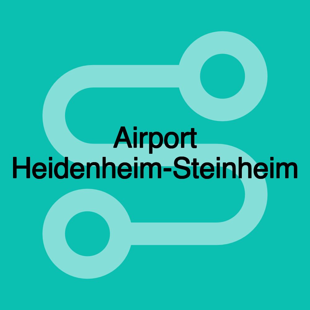 Airport Heidenheim-Steinheim Airport Heidenheim-Steinheim