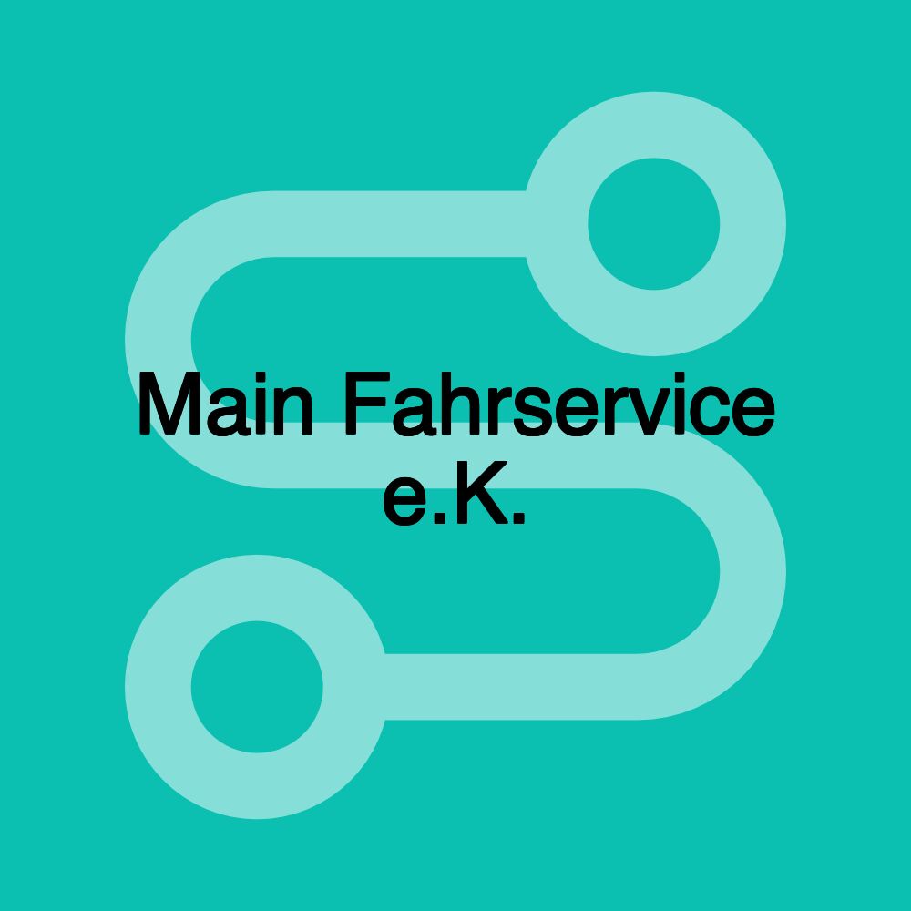 Main Fahrservice e.K. Main Fahrservice e.K.