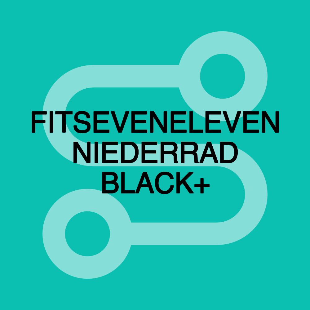 FITSEVENELEVEN NIEDERRAD BLACK+ FITSEVENELEVEN NIEDERRAD BLACK+