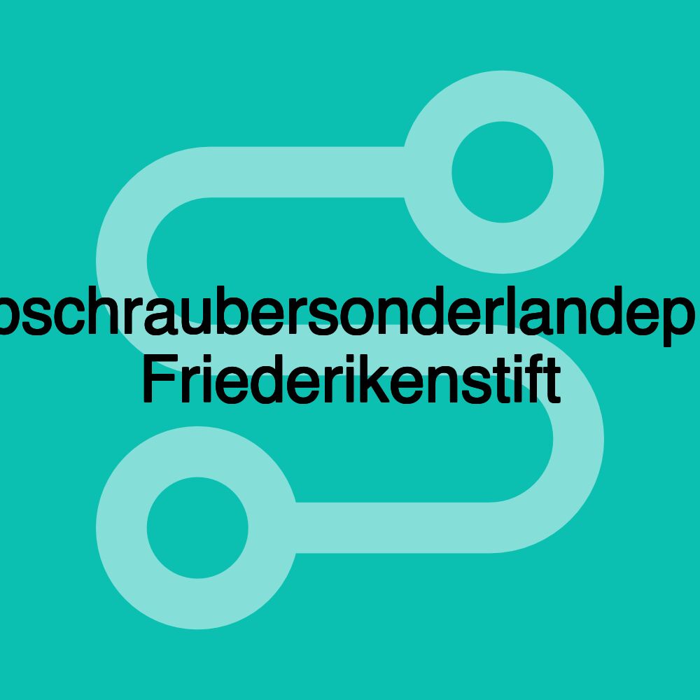 Hubschraubersonderlandeplatz Friederikenstift Hubschraubersonderlandeplatz Friederikenstift