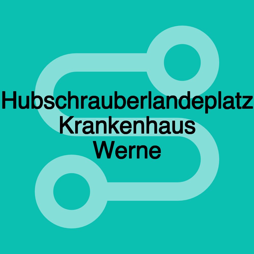 Hubschrauberlandeplatz Krankenhaus Werne