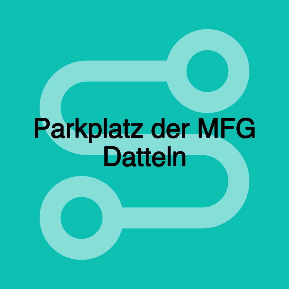Parkplatz der MFG Datteln Parkplatz der MFG Datteln