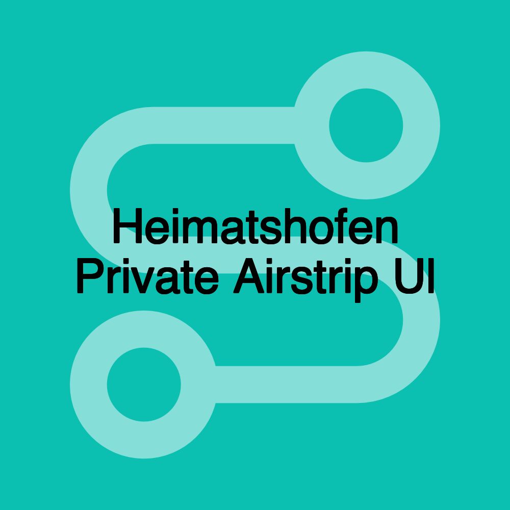 Heimatshofen Private Airstrip Ul Heimatshofen Private Airstrip Ul