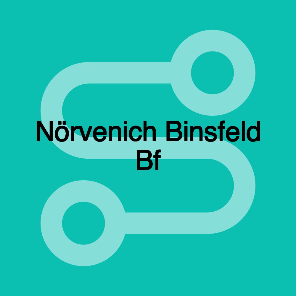 Nörvenich Binsfeld Bf Nörvenich Binsfeld Bf