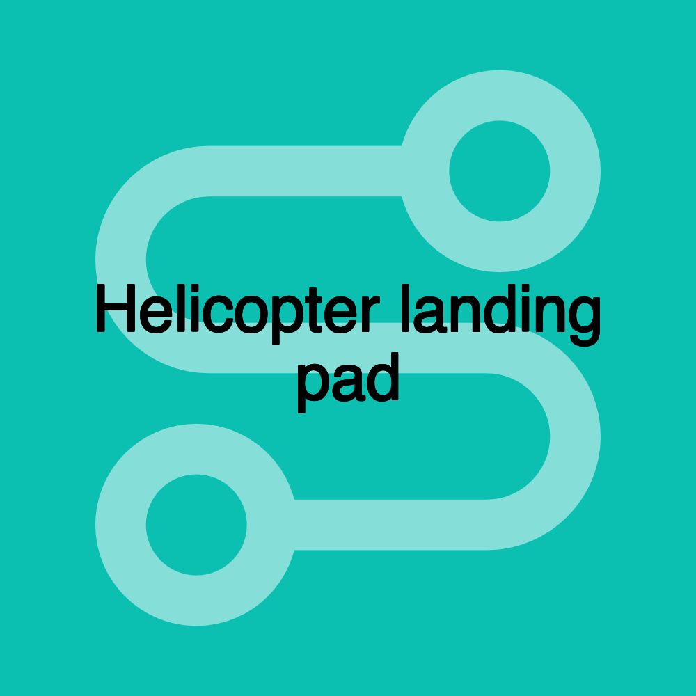 Helicopter landing pad