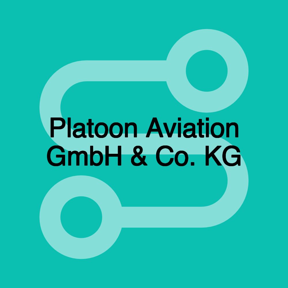 Platoon Aviation GmbH & Co. KG Platoon Aviation GmbH & Co. KG