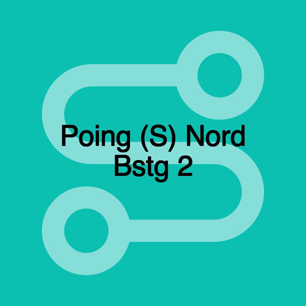 Poing (S) Nord Bstg 2 Poing (S) Nord Bstg 2