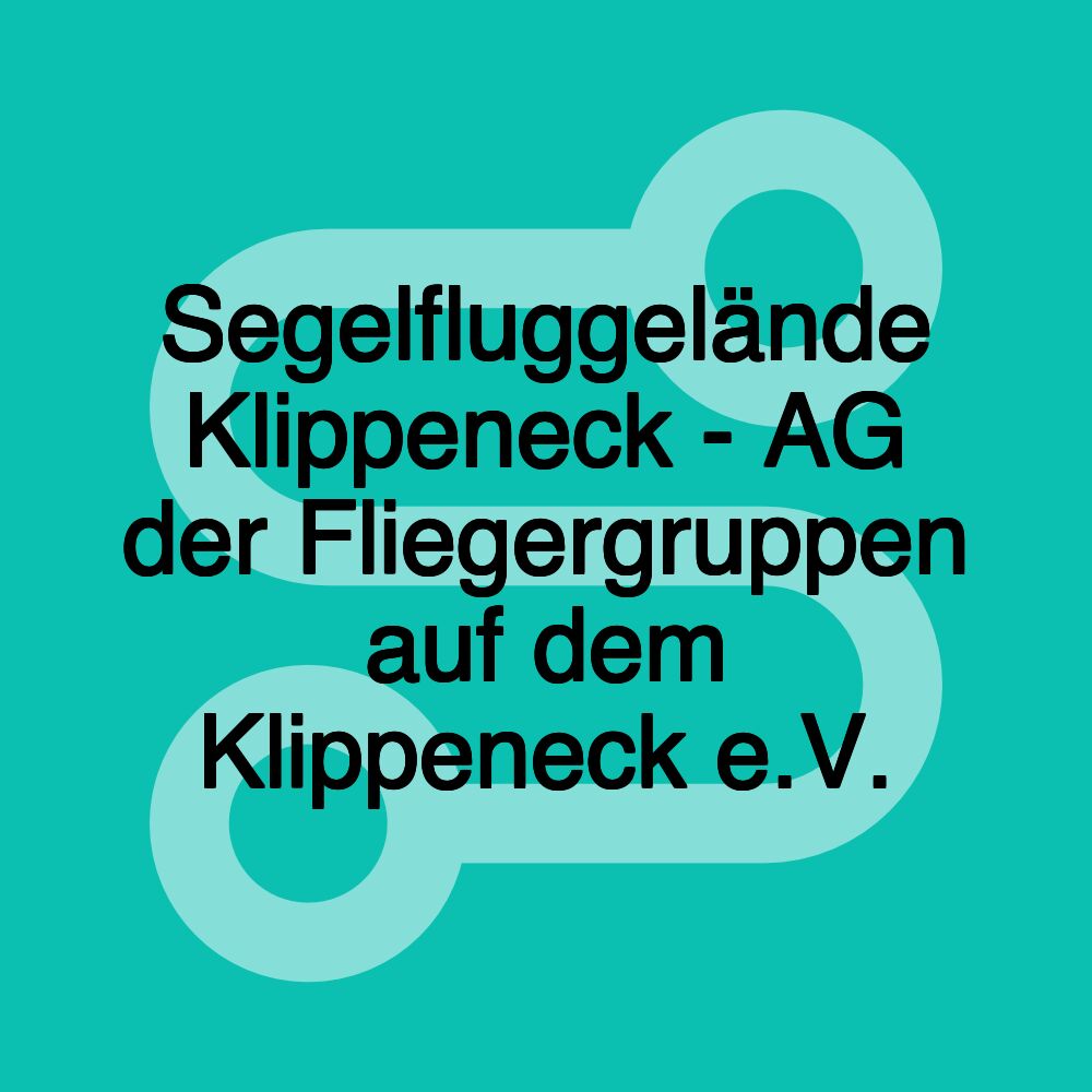 Segelfluggelände Klippeneck - AG der Fliegergruppen auf dem Klippeneck e.V.