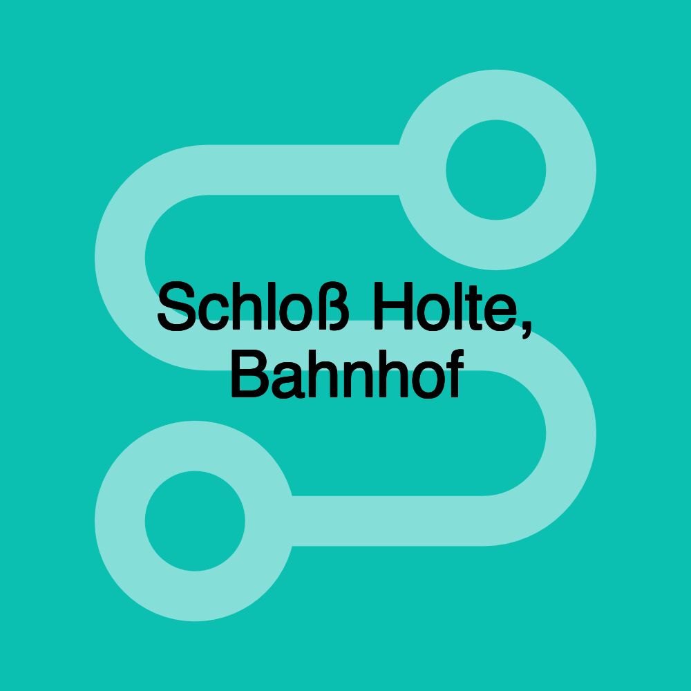 Schloß Holte, Bahnhof