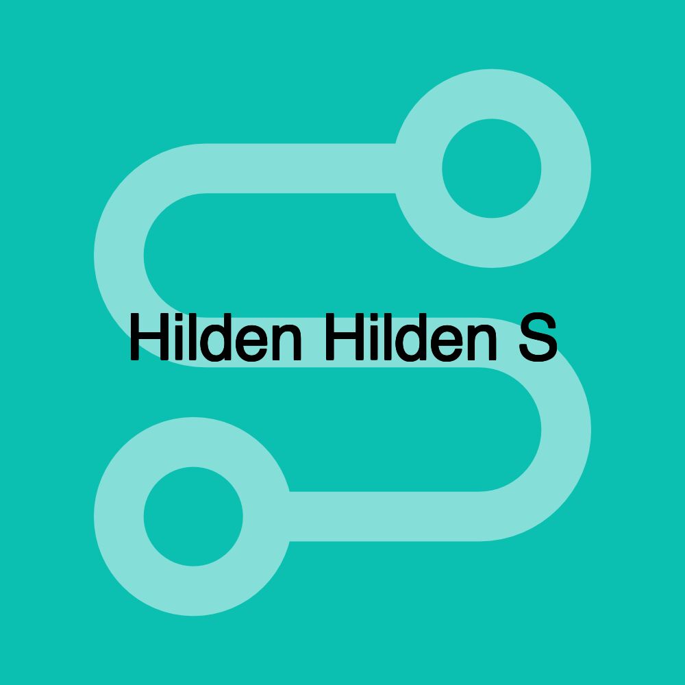 Hilden Hilden S Hilden Hilden S