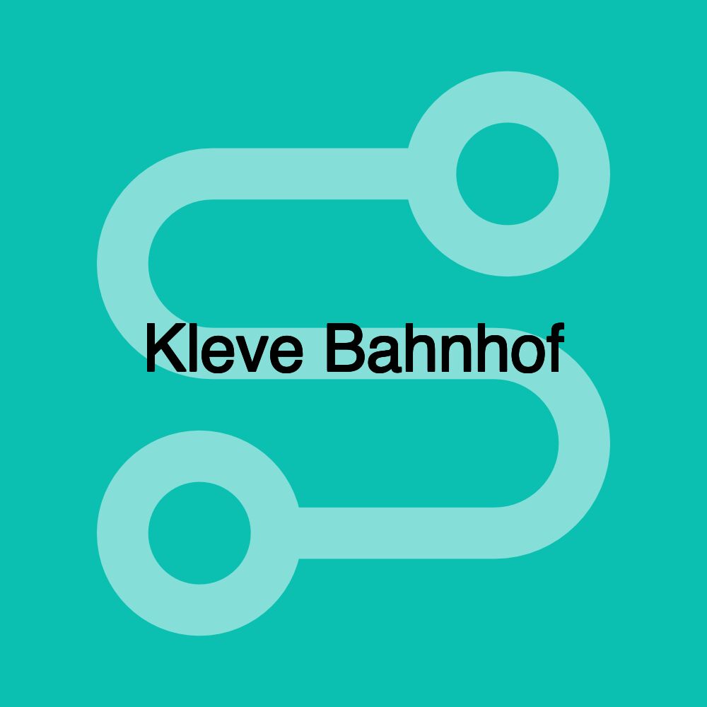 Kleve Bahnhof Kleve Bahnhof