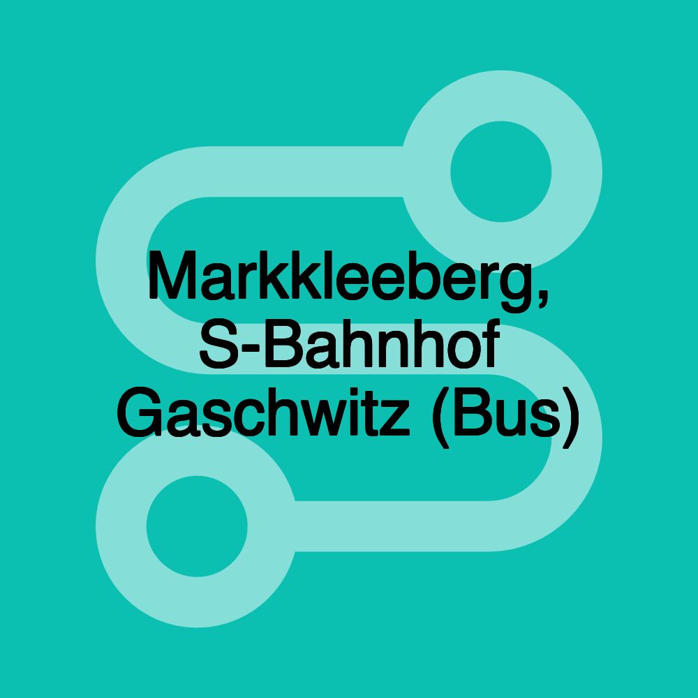 Markkleeberg, S-Bahnhof Gaschwitz (Bus)