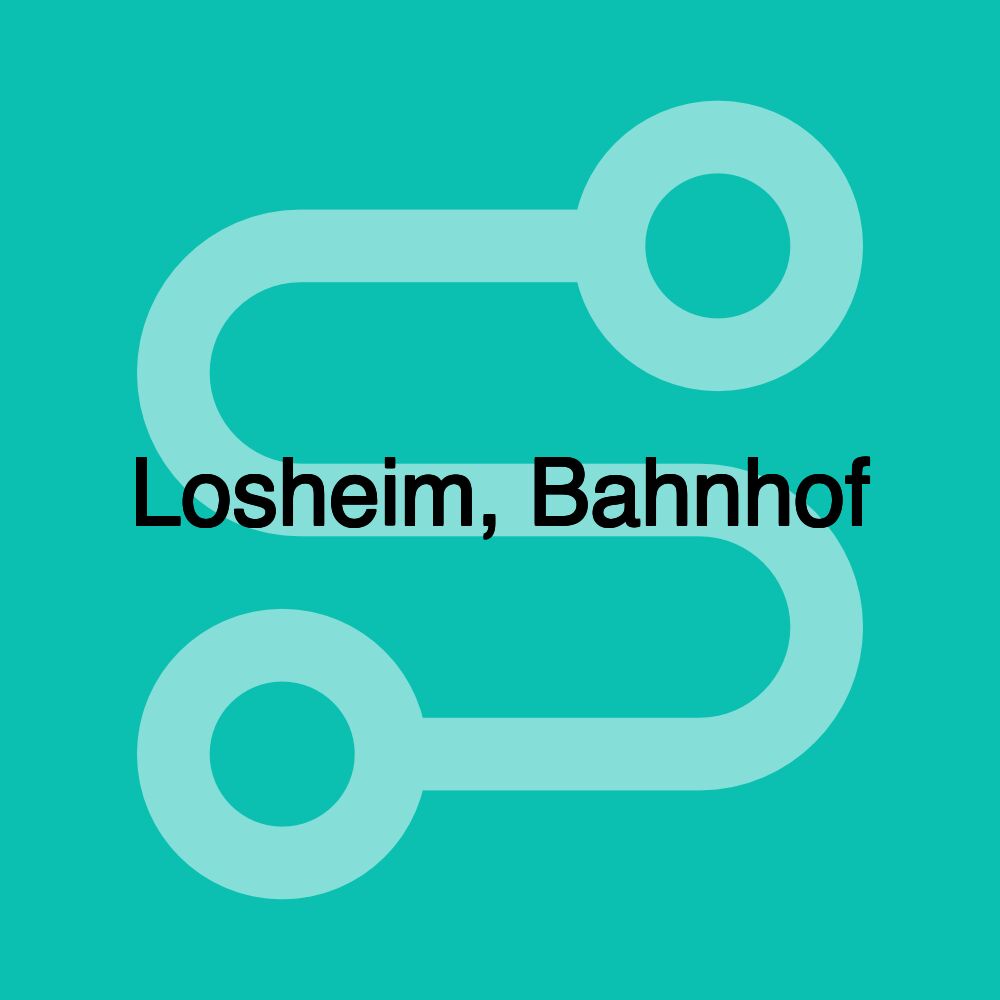 Losheim, Bahnhof Losheim, Bahnhof